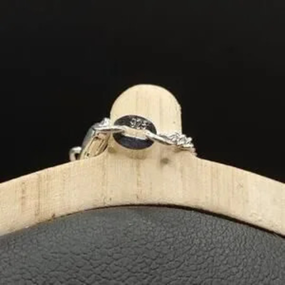 925 Silver Crucifix Cross Jesus Gems CZ Diamond Anniversary Birthday Gift